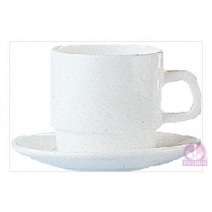 【法國Arcoroc】純白寬邊咖啡杯220cc (1箱48入)