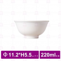 【台灣美耐】703京饌  反口碗11.2x5.5cm(30入/盒)