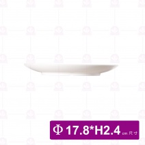 【台灣美耐】D1107L京饌日式圓盤17.8x2.4cm(10入/盒)