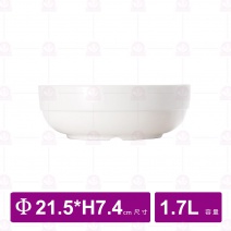 【台灣美耐】NB409L京饌 直邊碗21.5xH7.4cm(接單生產)