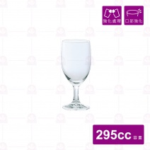 【日本ADERIA】強化高腳水杯  295cc (6入/盒)
