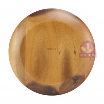 10076-4 木製點心盤 Φ21*H2cm