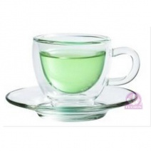 【奇高】附柄清香雙層杯50ml(不含底盤)