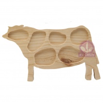 涮涮鍋 牛肉木盤 中 (訂製品需20工作天) 40*24cm