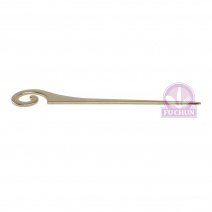 01400104 旋渦水果叉(金) 9cm (6入/盒)