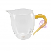CY082 茶色玻璃茶海 7*10cm