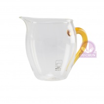CY082 茶色玻璃茶海 7*10cm