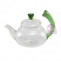 GL90-1 手工灣把小壺-綠 TPG-G23 7*7cm