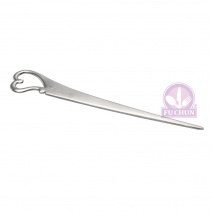 01400101 愛心水果叉(銀) 9cm (6入/盒)