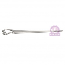 01400101 愛心水果叉(銀) 9cm (6入/盒)