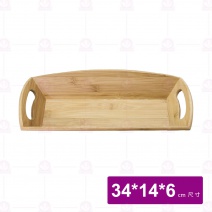 【菊川本味】斜邊深底竹托盤 34x14x6cm/M116-34