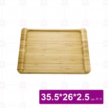 【菊川本味】雅竹御用竹盤-長方 35.5x26.2.5cm/M96-35