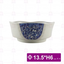 【LihTay】52 中缽碗 意祥花Φ13.5x6cm(12入/盒)