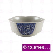 【LihTay】52 中缽碗 意祥花Φ13.5x6cm(12入/盒)
