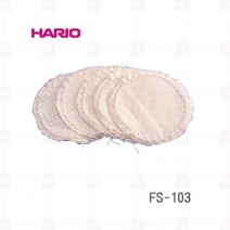 【日本HARIO】經典虹吸式咖啡壺用濾布(5枚入)