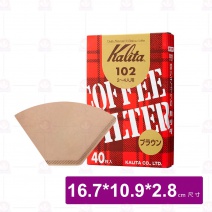 501-091咖啡濾紙102(40入)(無漂白) 16.7x10.9x2.8cm