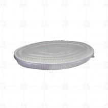 0302AB白 魚盤-內崁(底+蓋100入/箱)40x23xH5.55cm