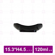 【台灣美耐】WH5006 四方造型碟  金采   (5入/盒)