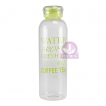 時尚隨身玻璃水瓶-綠 580ml Φ6.5*H22cm