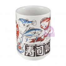 壽司茶杯 2.5吋-壽司 Φ7.2xH10cm