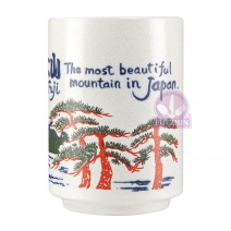 壽司茶杯 2.5吋-藍富士山  Φ7.2xH10cm