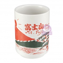 壽司茶杯 2.5吋-紅富士山 Φ7.2xH10cm
