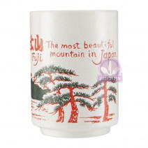 壽司茶杯 2.5吋-紅富士山 Φ7.2xH10cm
