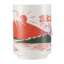 壽司茶杯 2.5吋-紅富士山 Φ7.2xH10cm