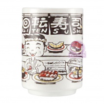 壽司茶杯 2.5吋-回轉壽司 Φ7.2xH10cm