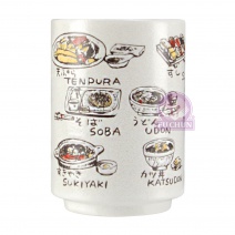 壽司茶杯 2.5吋-日本食物 Φ7.2xH10cm