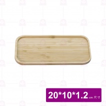 【菊川本味】可疊式竹餐盤-圓角長方 20x10xH1.2cm/M10