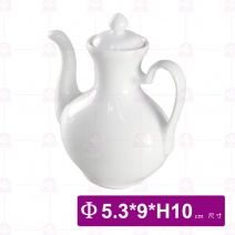 【大同磁器】醬油調味壺-白 Φ5.3x9xH10cm
