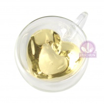 愛心雙層杯 240ml Φ9.6*H9.5cm