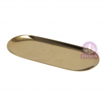 18050-6 不銹鋼找錢盤-金色 23x9.5xH1cm
