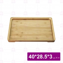 【菊川本味】圓角直邊竹拖盤 40x28.5x3cm/M06-40