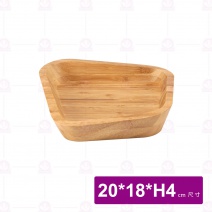 【菊川本味】M124-20 雅竹竹托盤-梯形 20x18xH4cm