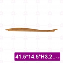 【菊川本味】M126-41 雅竹竹托盤-長條波浪 41.5x14.5x