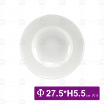 【全國磁器】義大利麵盤(W11216)