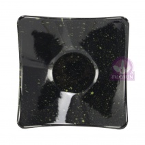 【大同磁器】P36H64BBK 角型深缽-小 黑色 15.6*15.6*H