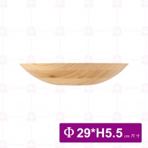 【菊川本味】圓形竹果盤 Φ29xH5.5cm/M133-29