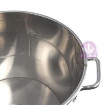 附刻度手工湯桶-身尺4 Φ42x42cm/0.8mm / 58L (D)