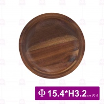 【菊川本味】相思木盤-深圓 Φ15.4xH3.2cm/M806-15