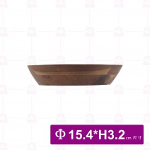 【菊川本味】相思木盤-深圓 Φ15.4xH3.2cm/M806-15