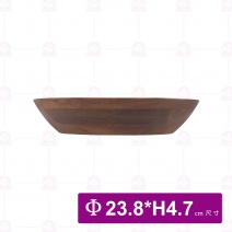 【菊川本味】相思木盤-深圓 Φ23.8xH4.7cm/M806-23