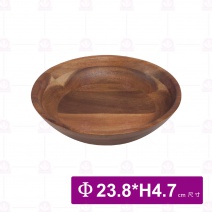 【菊川本味】相思木盤-深圓 Φ23.8xH4.7cm/M806-23