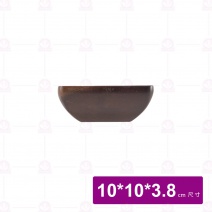 【菊川本味】相思木碟-正方 10x10xH3.8cm/M805-10