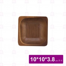 【菊川本味】相思木碟-正方 10x10xH3.8cm/M805-10