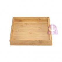 【菊川本味】卡榫可疊式竹盤-方型 22x22xH4cm