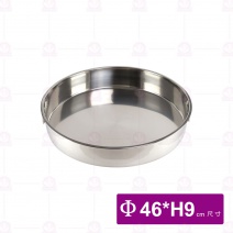 白鐵飯鍋 尺5 Φ46xH9cm