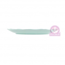 【大同磁器】FA0006 綠荷葉長盤-14吋 (16入/盒)